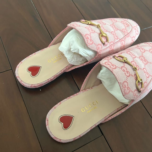 Gucci Princetown Pink Slipper 38.5 (7.5) - Picture 4 of 5